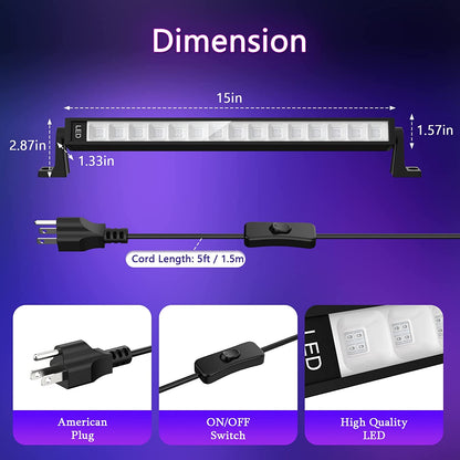 Lamvip 38W LED UV长条灯