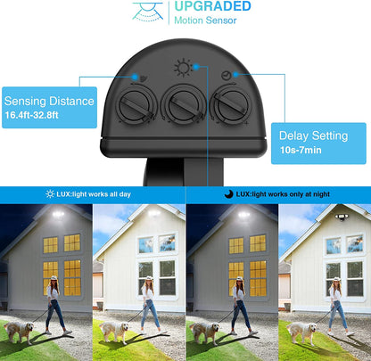 lamvip 100W LED 泛光灯运动传感器