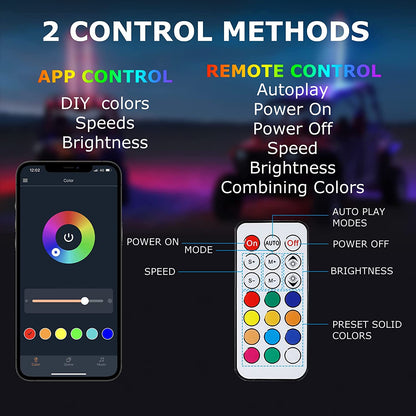 Lamvip 3 英尺 2 件式 LED 汽车旗杆灯